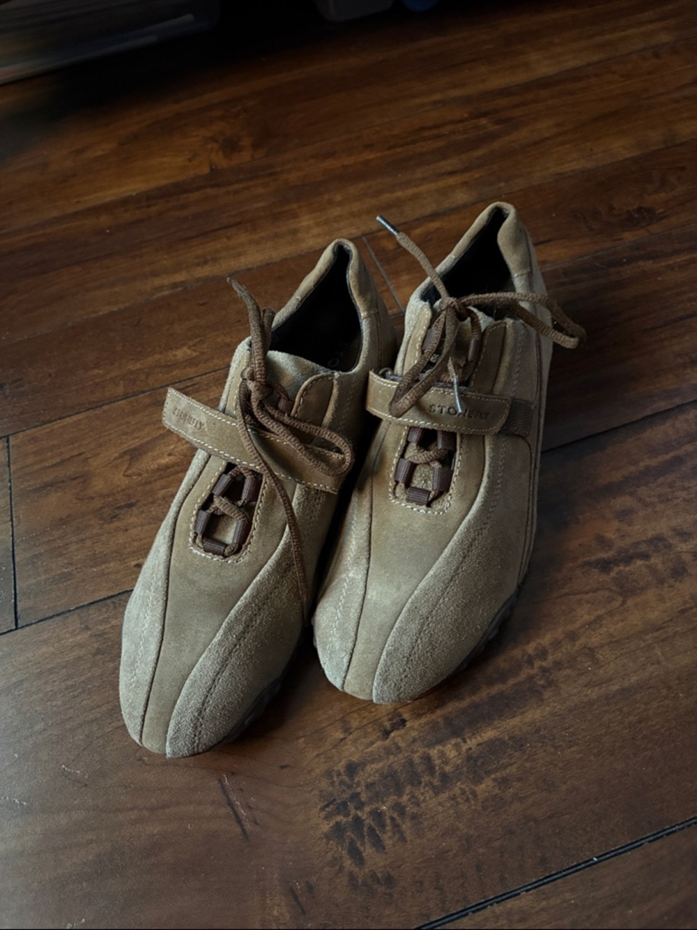 Stonefly Suede Leather Sneaker 40EU LaceUp Strap Tread Two-Tone Brown Athleisure - Picture 8 of 12
